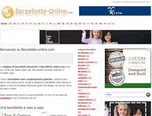 Tablet Screenshot of barzellette-online.com